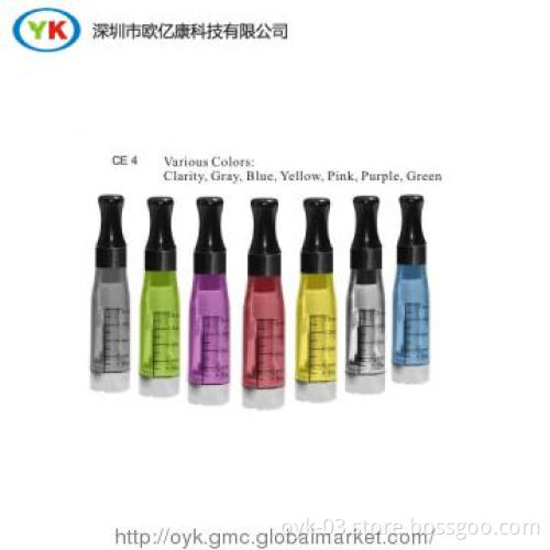 CE4 clear cartomizers and eGo-C changeable atomizer system e-cigarette